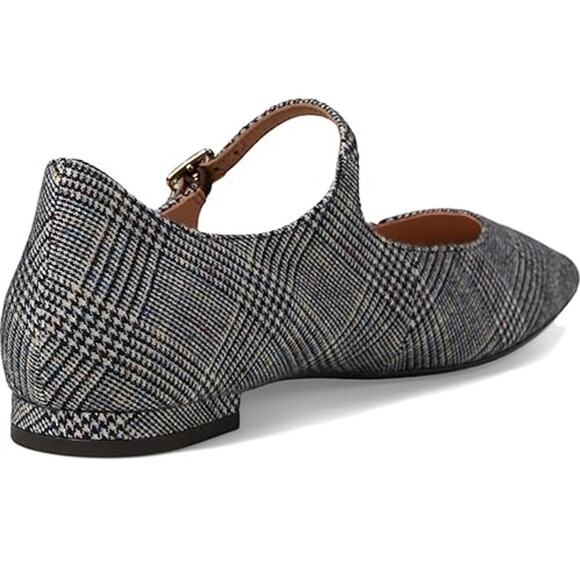 NIB Cole Haan Women's Multi Plaid Textle Bridge Mary Jane Ballet Size 6B - Picture 2 of 10